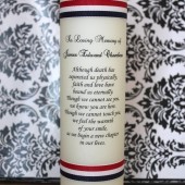 Memorial Candle for Military Veteran