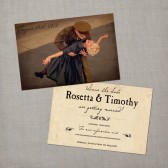     Listing Tools     Edit     Promote     Copy  Rosetta - Vintage Save the Date Card