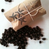 Coffee Gifts for Beach Wedding with Custom Stamp