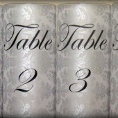 Table Number Luminaries