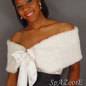 White Wrap with Bow