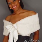 White Wrap with Bow