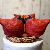Cardinal Cake Topper