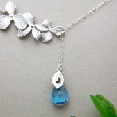 Personalized bridesmaid necklace