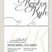 Shower invitation set