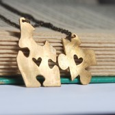 Puzzle Piece Bridesmaid Necklaces