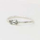 Sterling Silver Leaf Ring