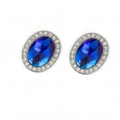 Blue magnetic shoe clips