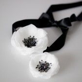 Anemone Dream Sash and Hair piece