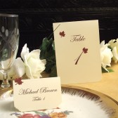 Table numbers - Delicate leaves