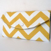 Yellow and Grey lined Chevron