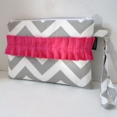Ruffle Clutch