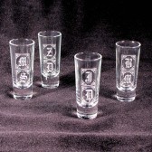 Monogrammed Shot Glasses, Groomsmen Gifts