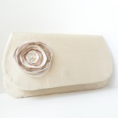 Silk wedding clutch 
