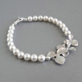 orchid pearl bracelet