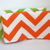 Chevron Stripe Clutch 