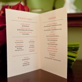 Letterpress Ceremony Program