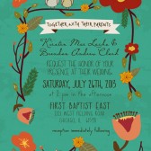 Rustic Birdie Invite