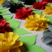 Escort Cards - The Marigold Paper flower