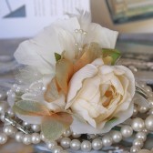 Ivory Bridal Flower Fascinator