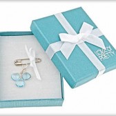 Something Blue Pin and Necklace