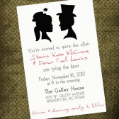 Chic Silhouette Invitation