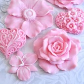 Spring Flower Set No. 2 In Pink