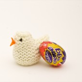 hand knit chick favor