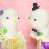 Love Birds cake toppers