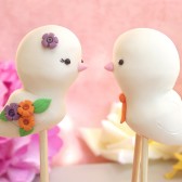 Love Birds cake toppers