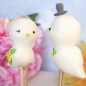 Love Birds cake toppers