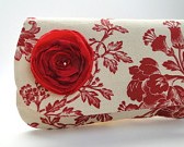 Ruby and Ivory clutch 