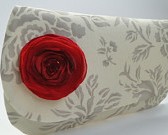 Red Floral Clutch 