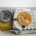Gray Stripe Clutch 