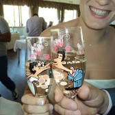 Hand painted Wedding Toasting Flutes Set of 2 Personalized Champagne glasses Kiss Me