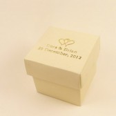 ivory personalized favor box