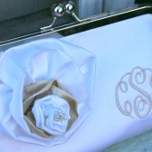 Monogrammed Bridal Clutch
