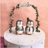Penguin cake toppers