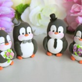 Penguin cake toppers