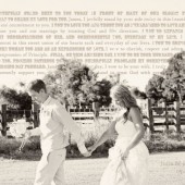 Canvas Photo Vow Wedding Art