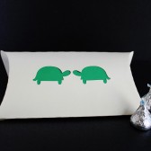 Turtle love pillow favor box