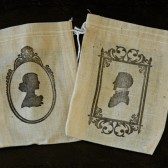 silhouette favor bags
