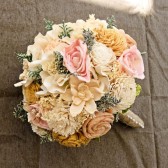 Romantic Wedding Bouquet -Natural Bridal Bouquet, Keepsake Alternative Bouquet, Shabby Chic Rustic Wedding