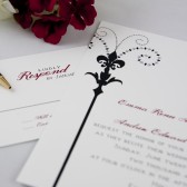 Fleur de lis Wedding Invitation