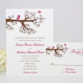 Love Bird Wedding Invitation