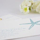 Starfish Wedding Invitation