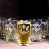 Personalized Gifts for Groomsmen, Monogrammed Beer Steins