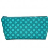 teal zipper pouch