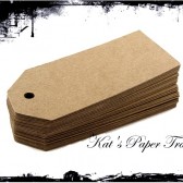 Kraft Luggage Style Tags