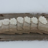 7 Burlap and Lace Wedding Clutches